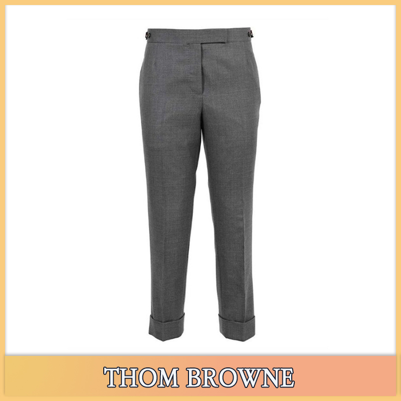 【THOM BROWNE】★関税込★ローライズウールスキニーパンツ