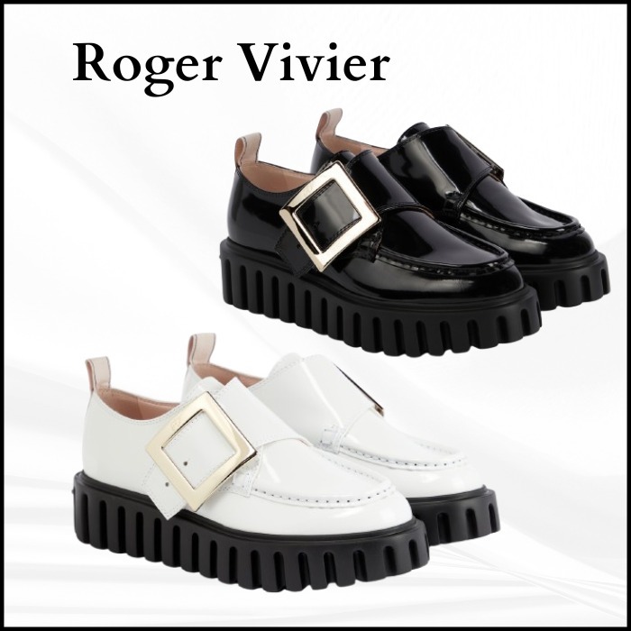 【Roger Vivier】Viv' Go-Thick パテントレザー ローファー