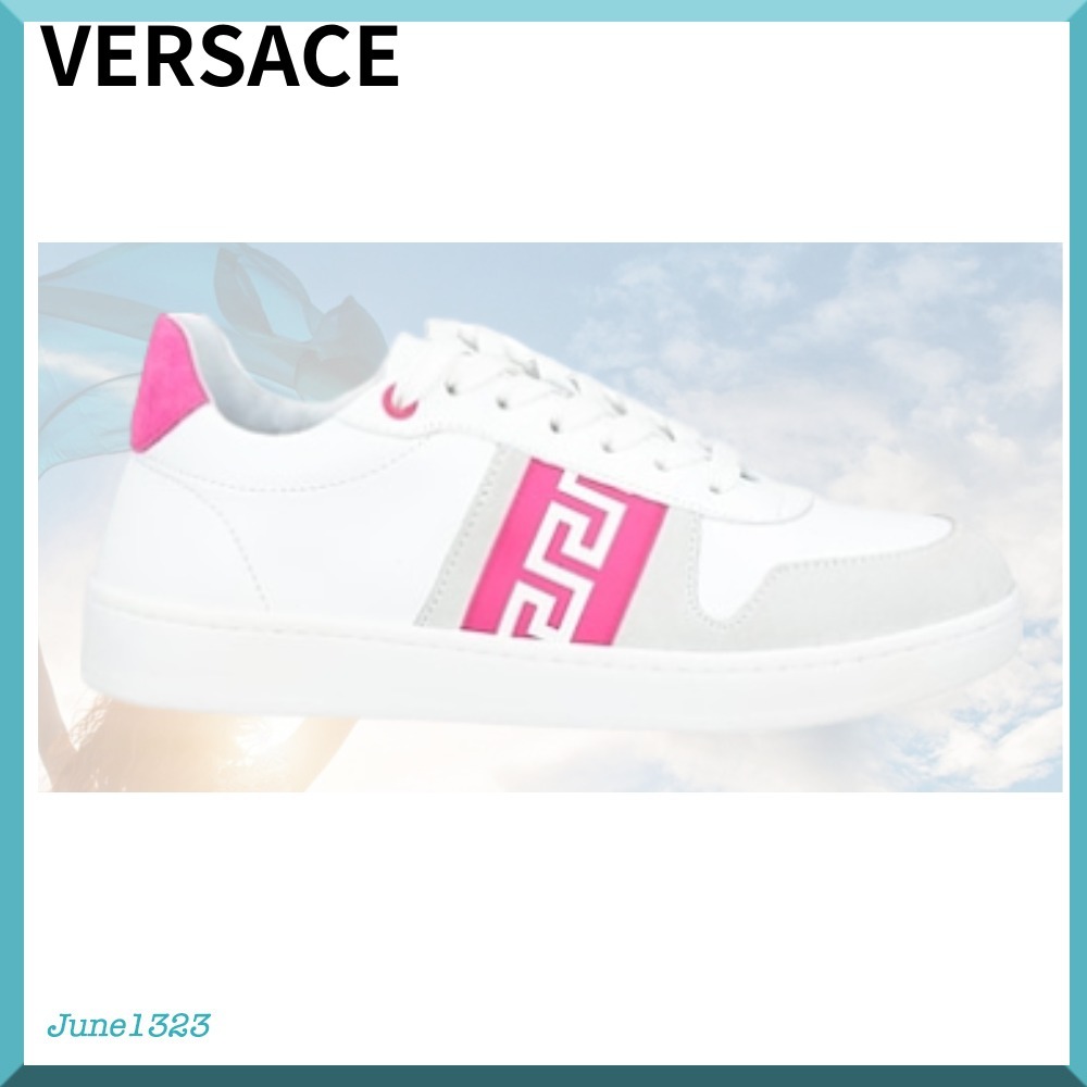 国内配送【VERSACE】グレカ スニーカー