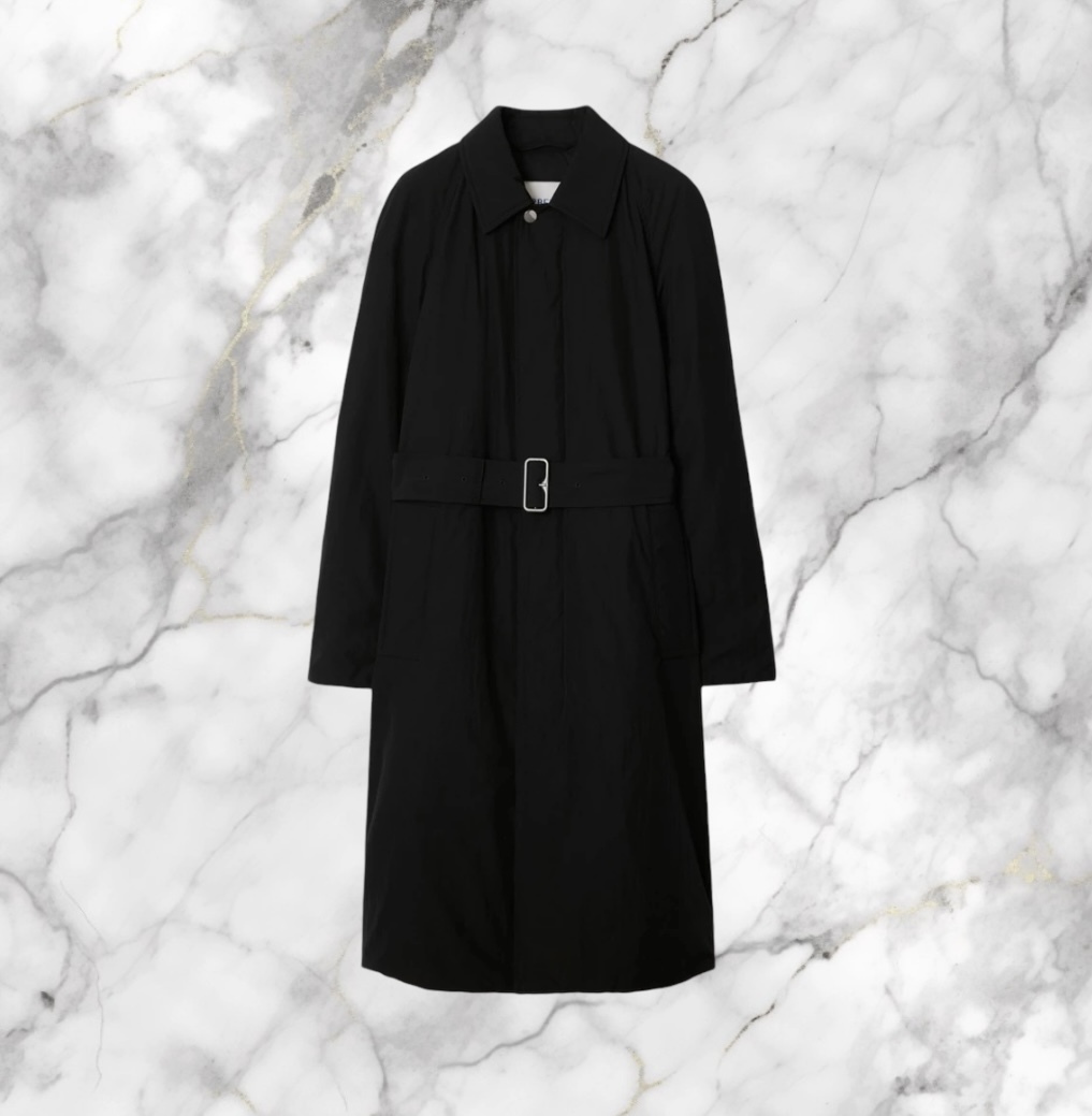 Burberry ロング ナイロンコットン パデッド カーコート