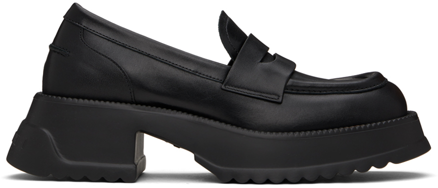【関税込み】Marni ブラック キッカーバック ローファー