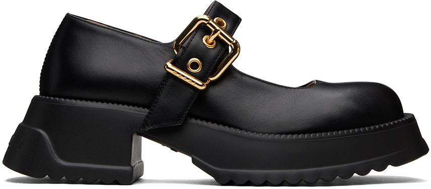 【関税込み】Marni ブラック レザー メリージェーン
