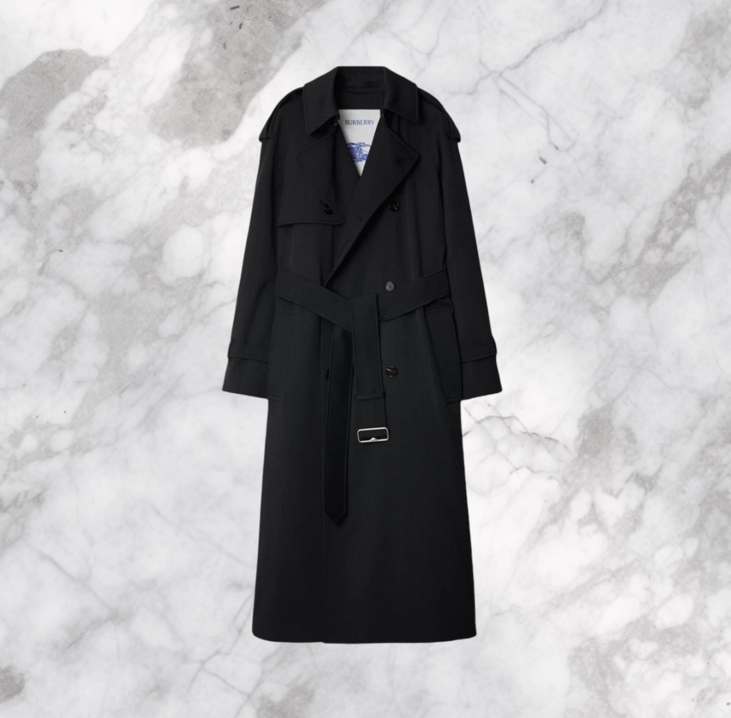 Burberry ロング ウール トレンチコート