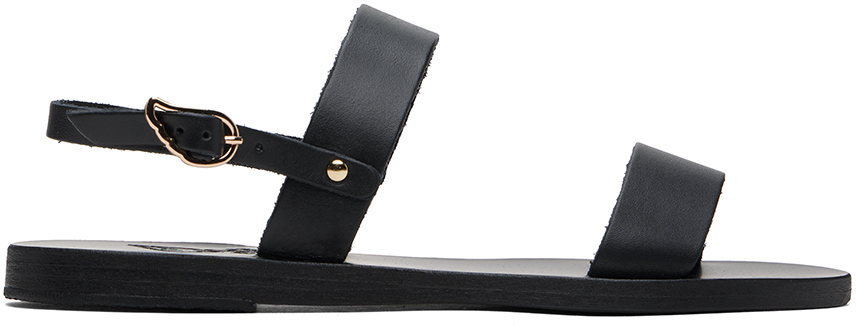 【関税込み】Ancient Greek Sandals ブラック Clio サンダル