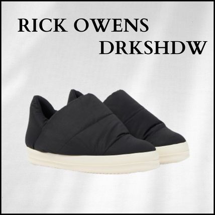 Rick Owens DRKSHDW スリッポンローカットスニーカー ブラック RICK OWENS DRKSHDW(リックオウエンスダークシャドウ