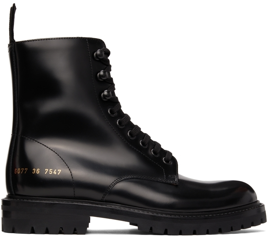 【関税込み】Common Projects ブラック コンバット ブーツ
