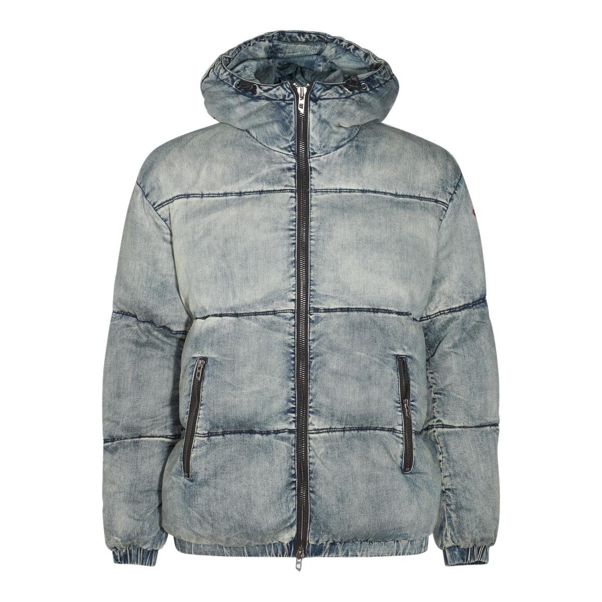 DIESEL>>ディーゼル W-Aves クロップド パファー ジャケット DIESEL◇ロゴ W-Aves クロップド パファー ジャケット 送関込