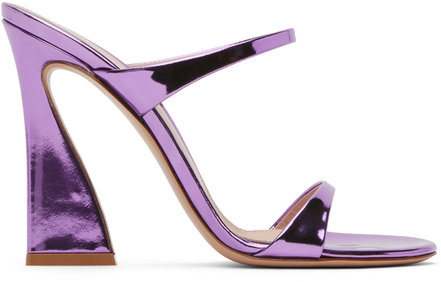 【関税込み】Gianvito Rossi パープル Aura ヒールサンダル