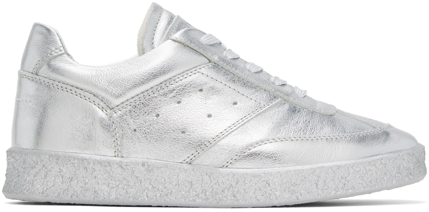 【関税込み】MM6 Maison Margiela シルバー Court スニーカー