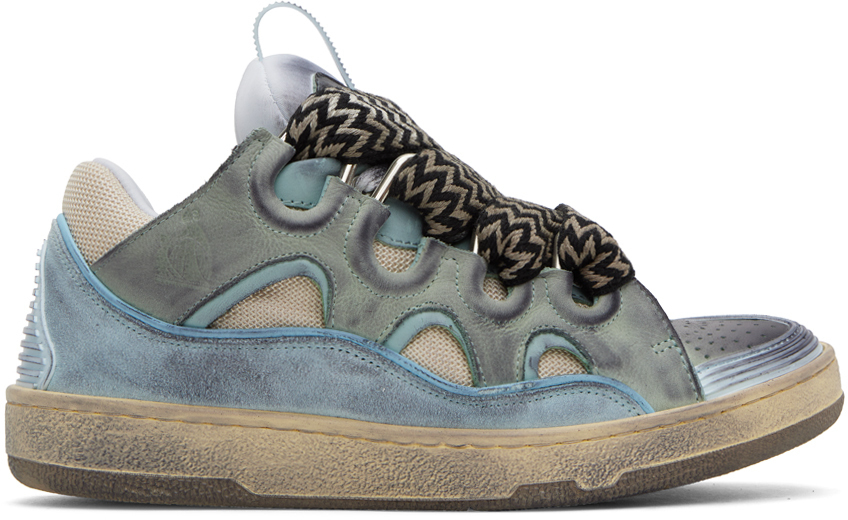 【関税込み】Lanvin SSENSE限定 ブルー Curb スニーカー
