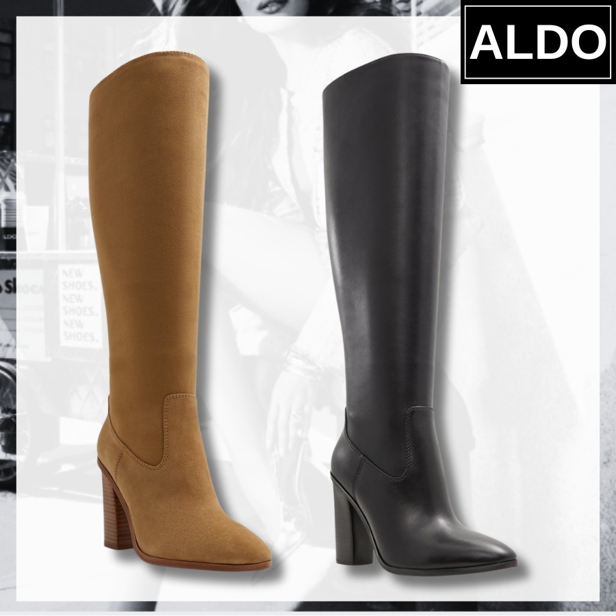 【追跡あり!】ALDO Glajar ブロック ハイヒール ロングブーツ