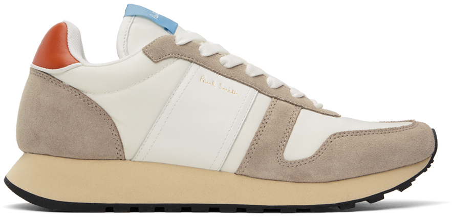 【関税込み】Paul Smith ホワイト＆トープ Eighties スニーカー