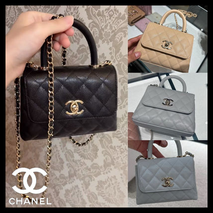 カラバリ豊富♪】CHANEL ココハンドル マイクロ (CHANEL