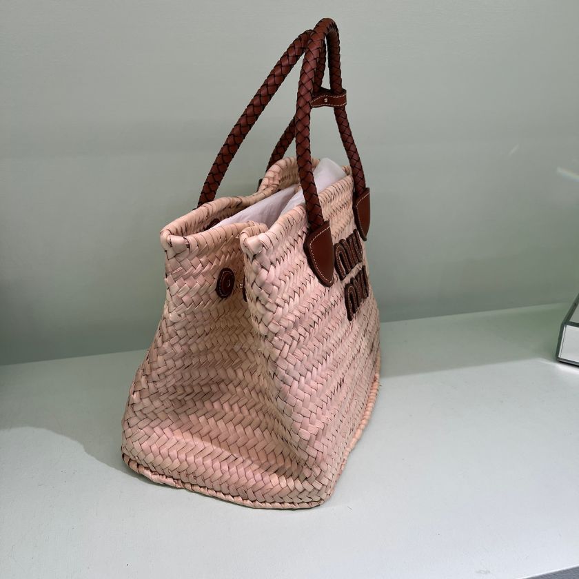 6万取引突破☆UPS速達便利用！【MIUMIU】5BG268 2DDH_かごバッグ