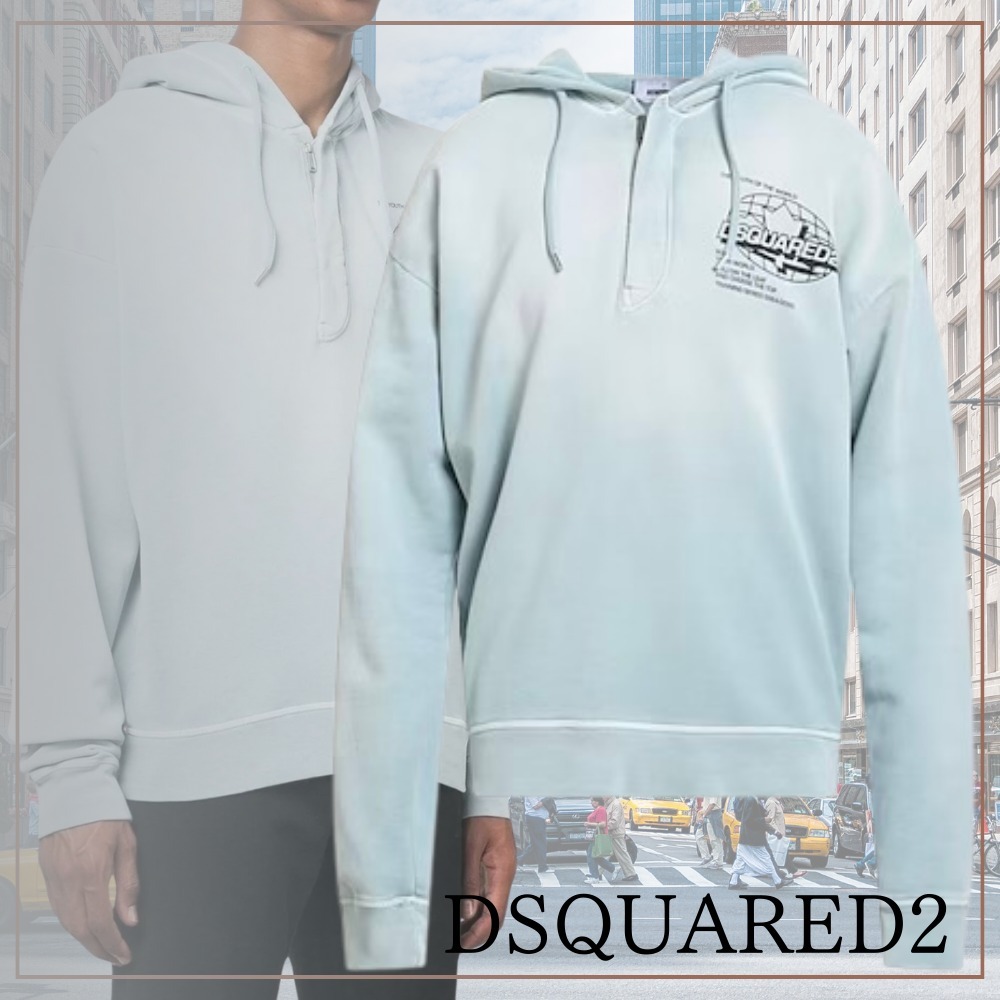 【シンプルなのに特別感！】DSQUARED2 スウェットパーカー