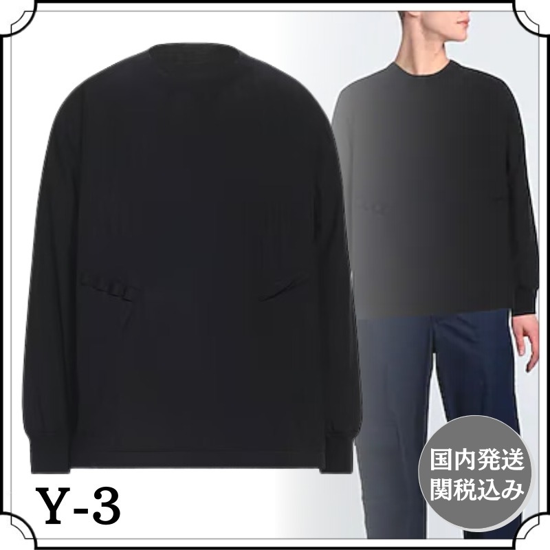 Y-3 ワイスリー スウェットシャツ ナイロン ロゴ メンズ 関税込