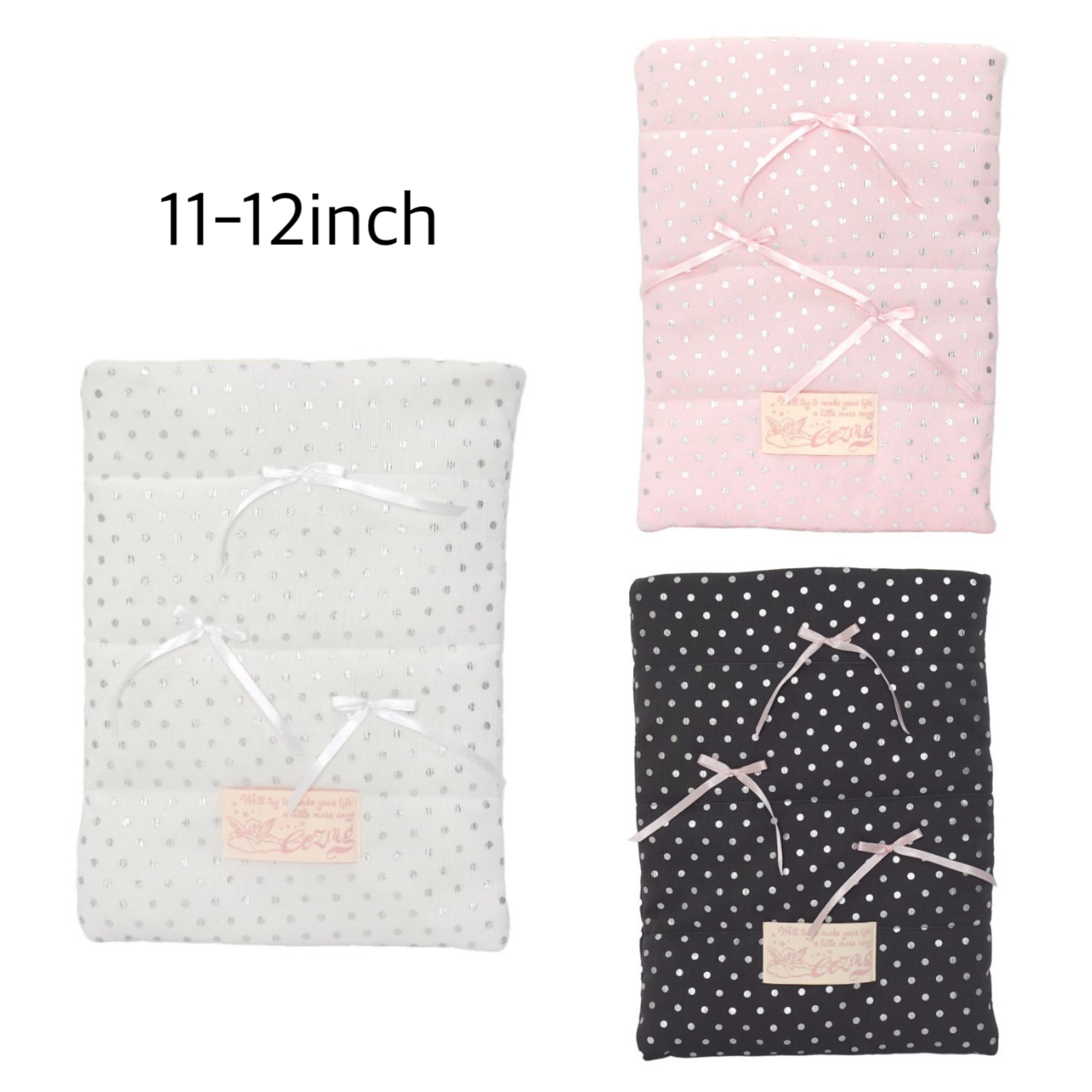 ＊韓国＊［COZING］Pillow Notebook Pouch 11-12inch dot 3color