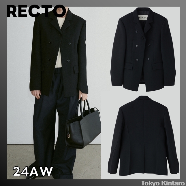 [RECTO] TWIST TWILL WOOL TAILORED JACKET ★人気★