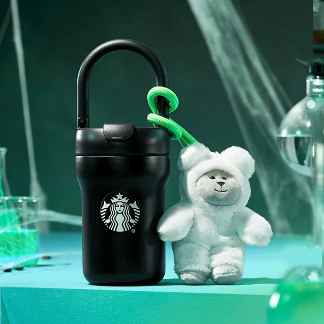 スターバックス中国2024ハロウイン ゴーストベア付きタンブラー