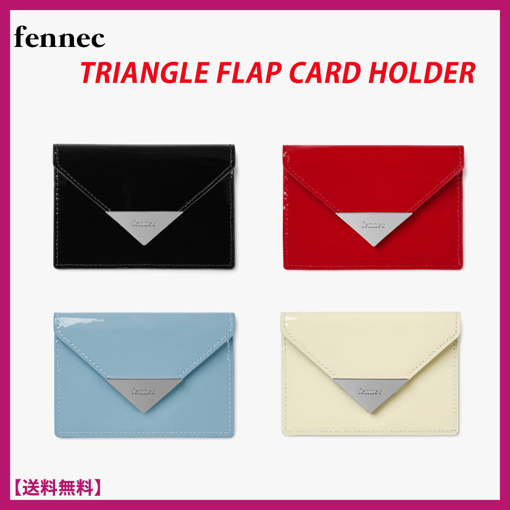 [韓国人気] Fennec★TRIANGLE FLAP CARD HOLDER★カードホルダー