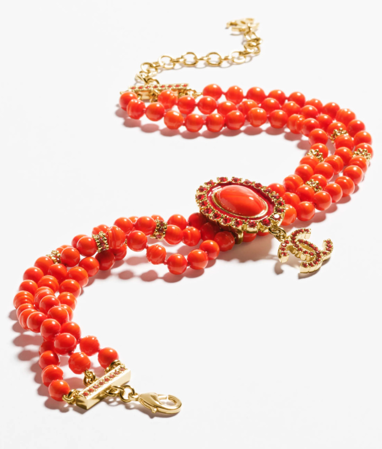 華やかで煌びやかな首元に♪【CHANEL】《24A》3連 チョーカー