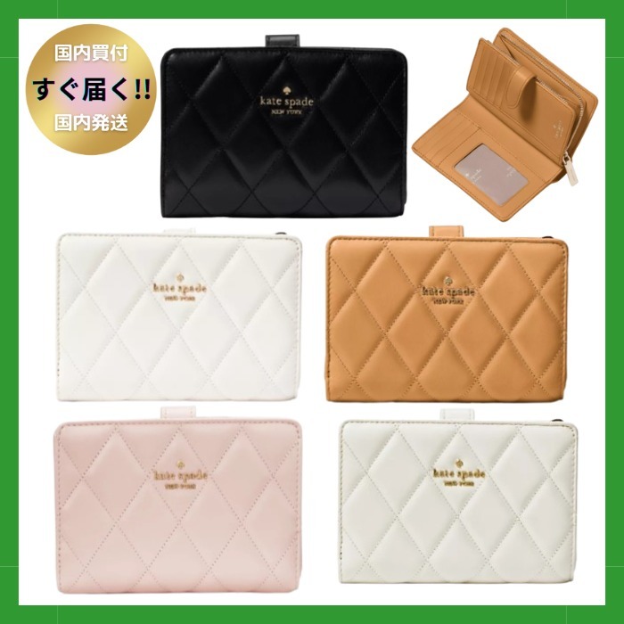 【kate spade new york】キャリー バイフォールド ウォレット