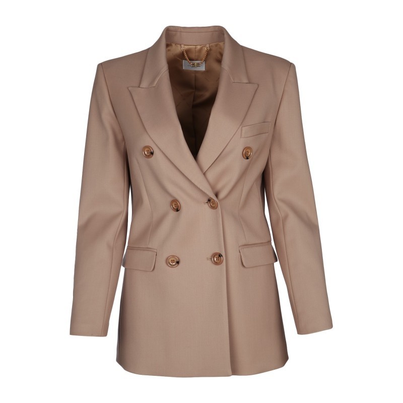 ジャケット ELISABETTA FRANCHI FW24 GIACCA DOPPIOPETTO (GI08646E2 032)
