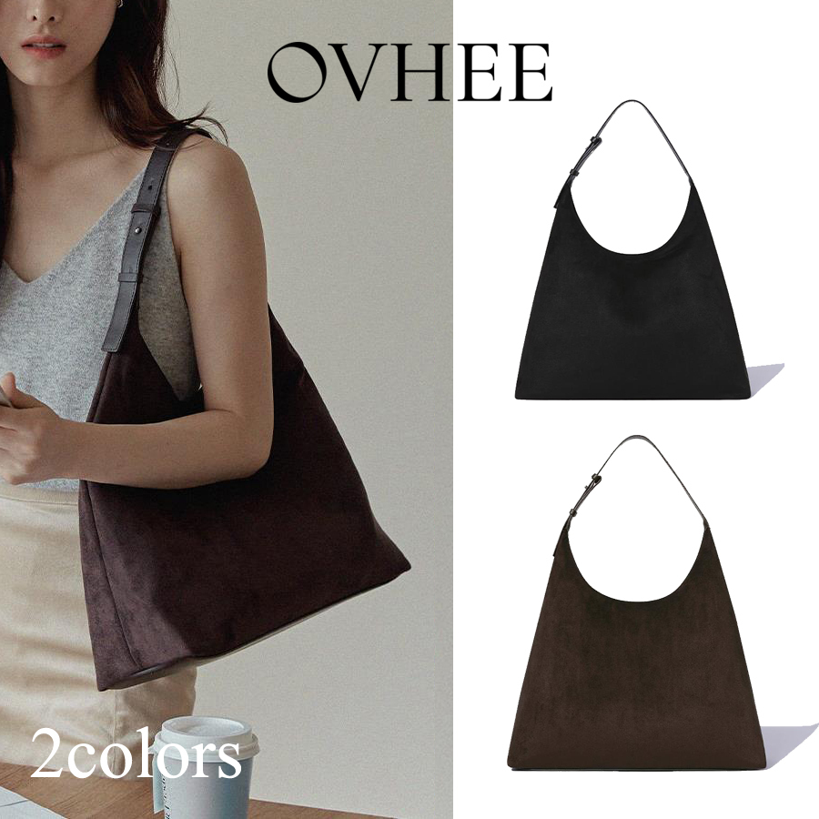 正規品【OVHEE】Flume Suede Hobo Bag (2colors) 追跡送
