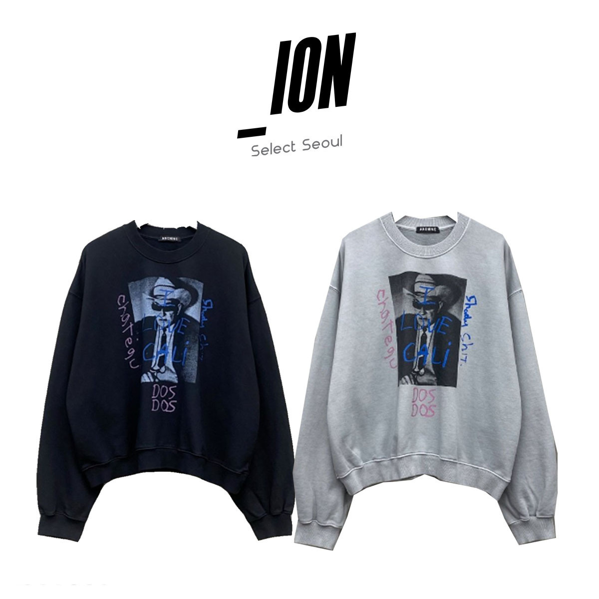 Tシャツ・カットソー IONSEOUL Lukas Crop Sweatshirt