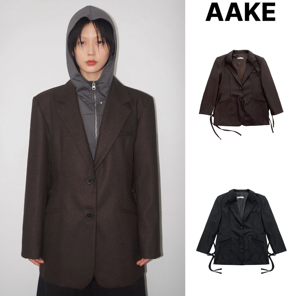 【AAKE】(WOOL) SIDE STRAP OVER JK