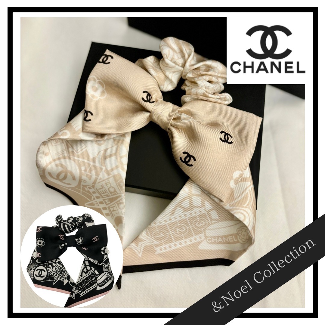 【リボンシュシュ♢】CHANEL ヘアアクセサリー