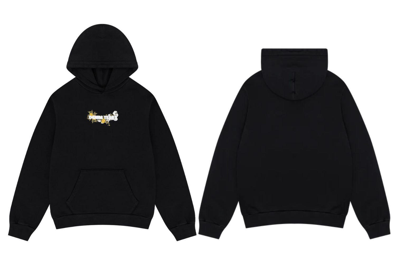 Denimtears ソリッドカラー TEARS ラージダメージロゴ フーディ XL以上 Denim Tears(デニムティアーズ) パーカー・フーディ
