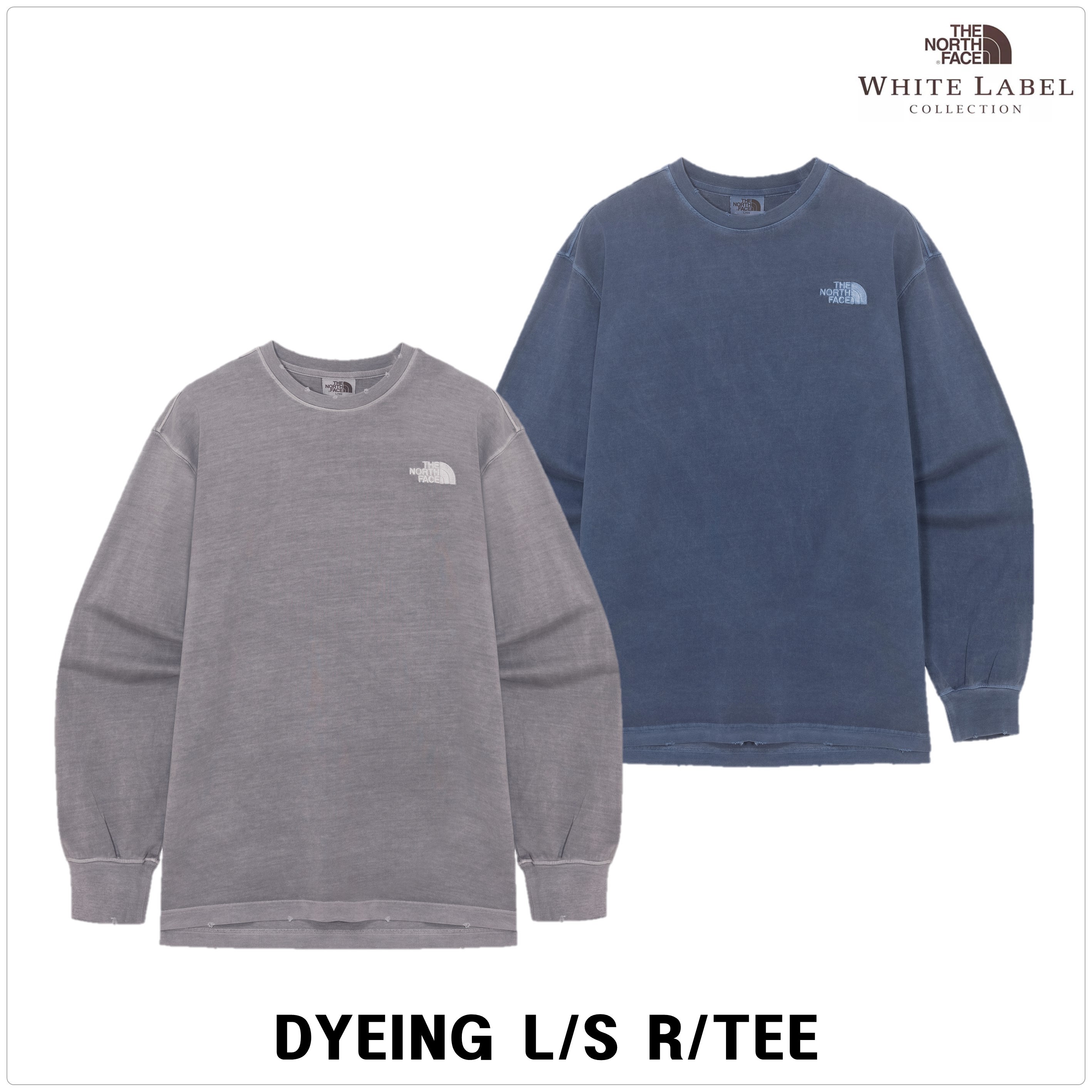 [ノースフェイス]DYEING 長袖 ラウンド Tシャツ★新作・24AW★