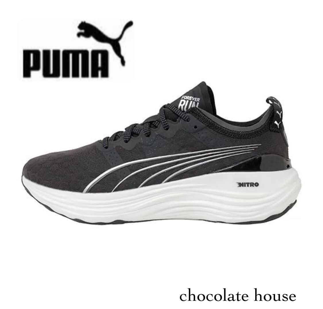 ◆PUMA◆ プーマ FOREVERUN NITRO 377757 01BLK 国内発送