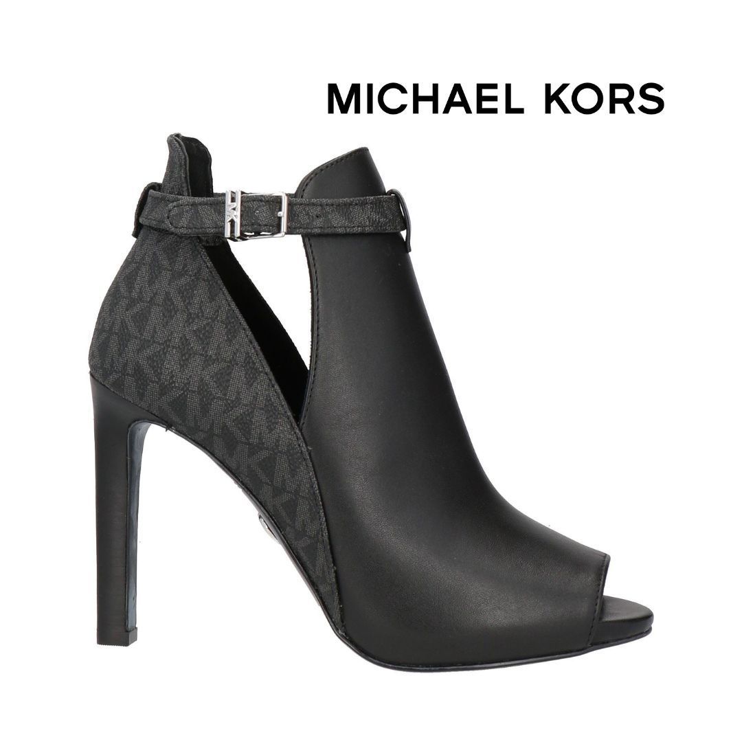MICHAEL KORS レザーロゴショートブーツ