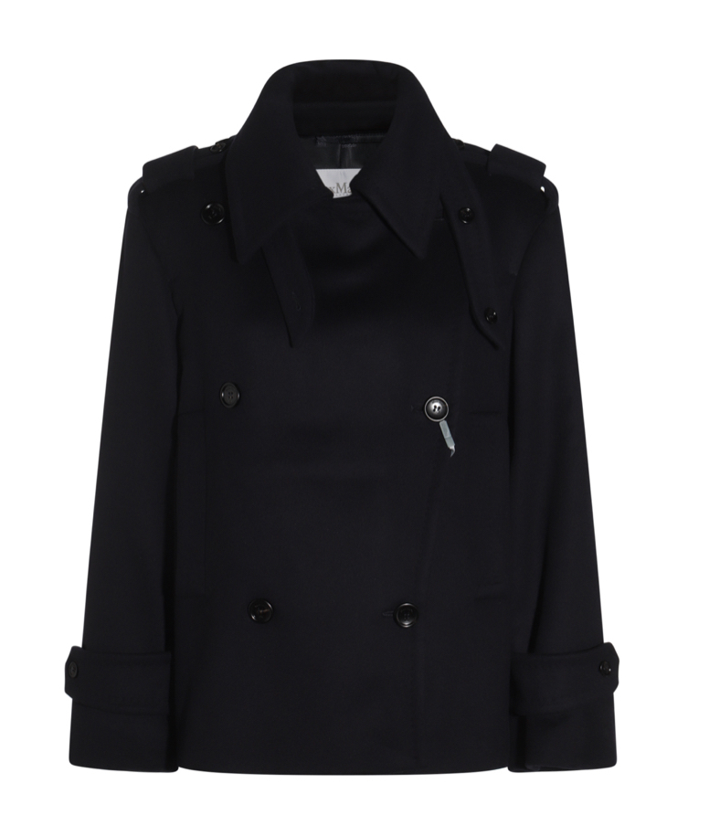 【MAX MARA】Oversized wool and cashmere trench coat