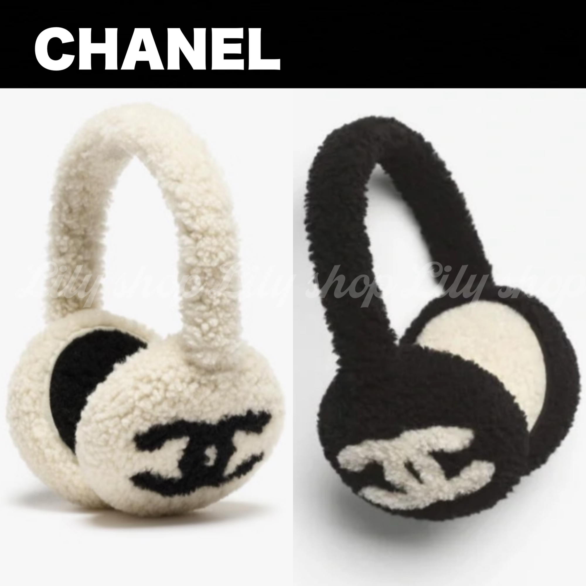 ふわふわ！【CHANEL】イヤーマフラー