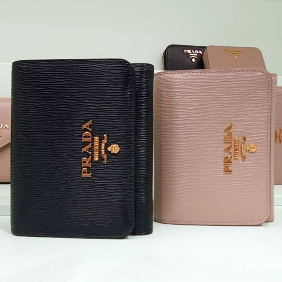 セール】PRADA プラダ 三つ折り財布 1MH176 (PRADA/折りたたみ