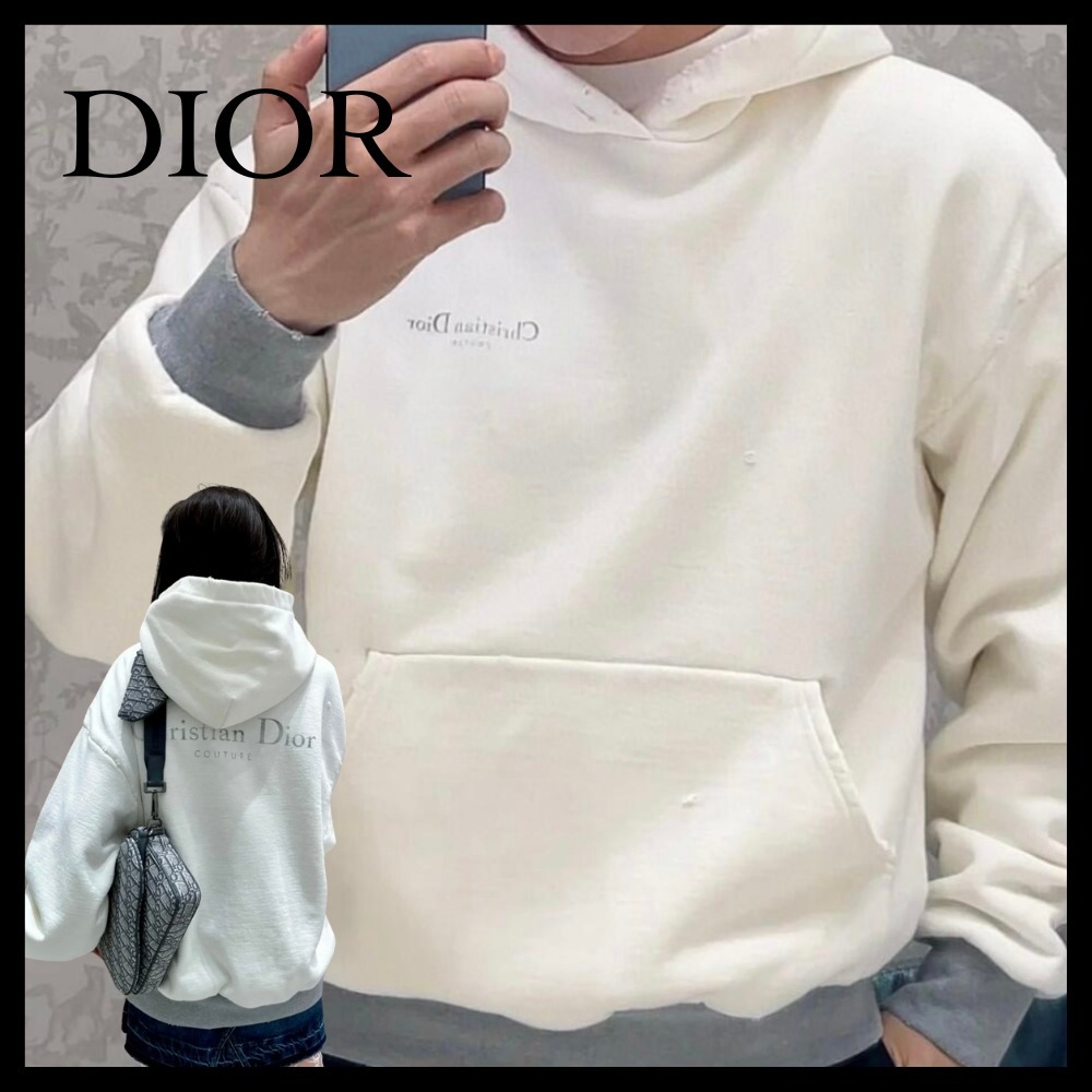 【ユニセックス♪】Dior シンプルフーディー パーカー