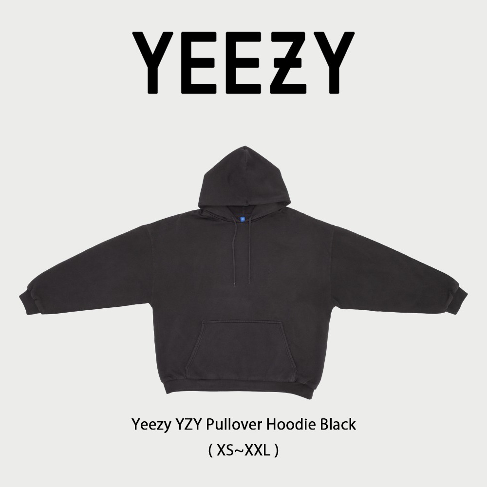 【Yeezy】 YZY Pullover Hoodie Black