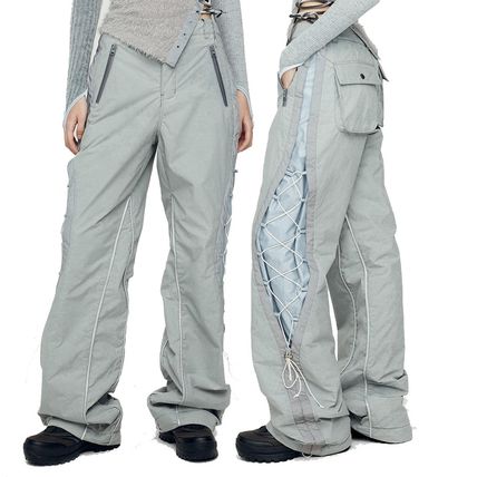[Andersson Bell] PARACHUTE GEAR FAUX LEATHER PANTS★韓国人気 韓国 ANDERSSON BELL(アンダースンベル) パンツ(レディース