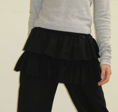 韓国商品/RONRON CANCAN RUFFLE LAYERED PANTSKIRT