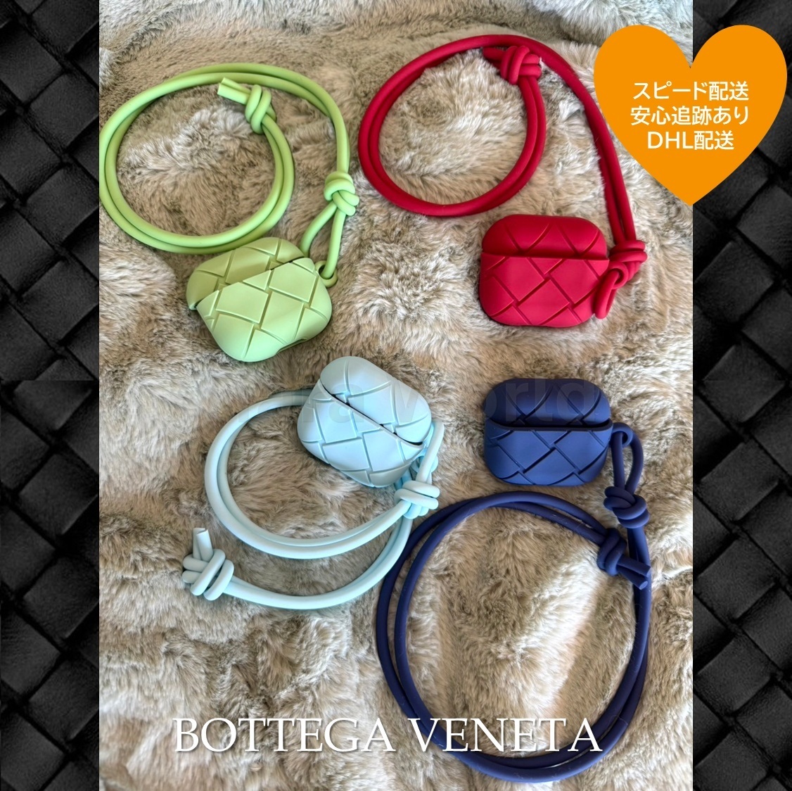 BOTTEGA VENETA◇イントレチャート柄 AirPods ケース 第3世代