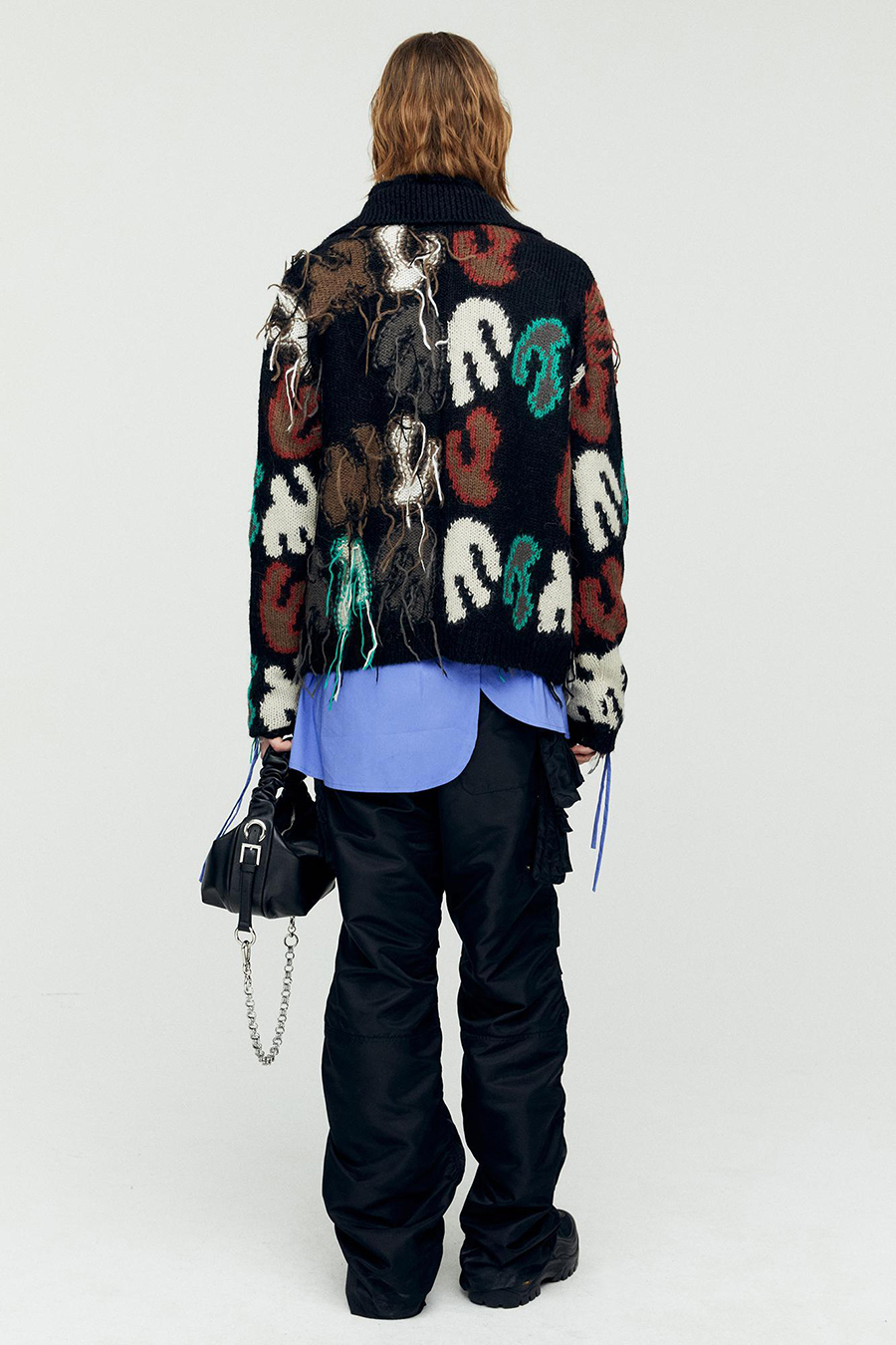 [Andersson Bell] RAINBOW INTARSIA ZIP-UP CARDIGAN★韓国人気 Andersson Bell☆ERAINBOW INTARSIA ZIP-UP CARDIGAN☆早期完売