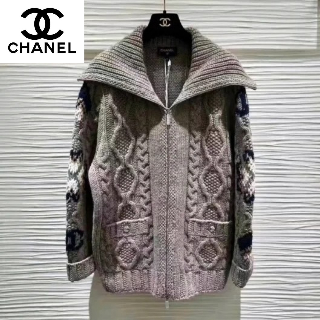 【CHANEL】24N シャネルココネージュ♪ニットジップジャケット
