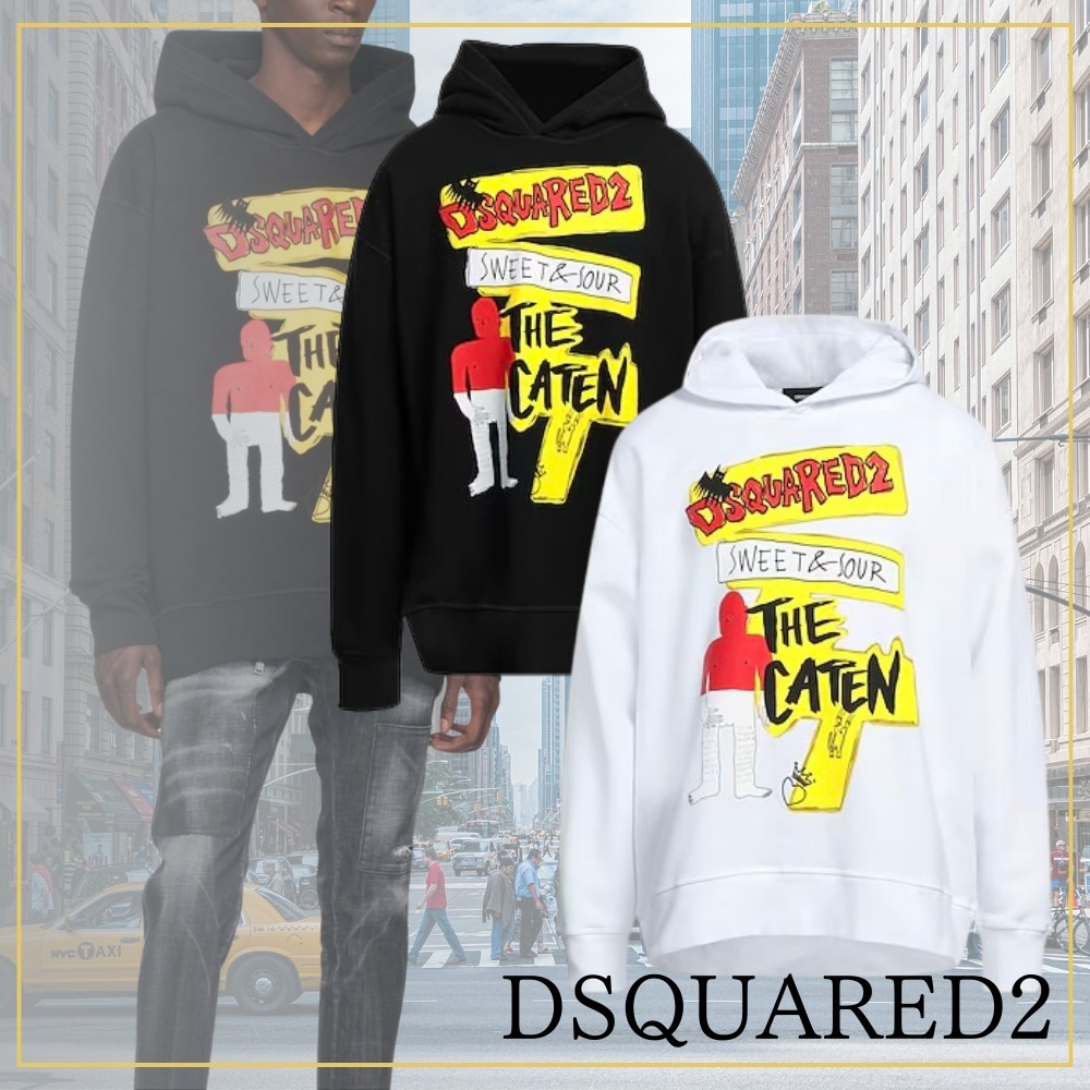 【印象的なスタイルを実現】DSQUARED2 スウェットパーカー