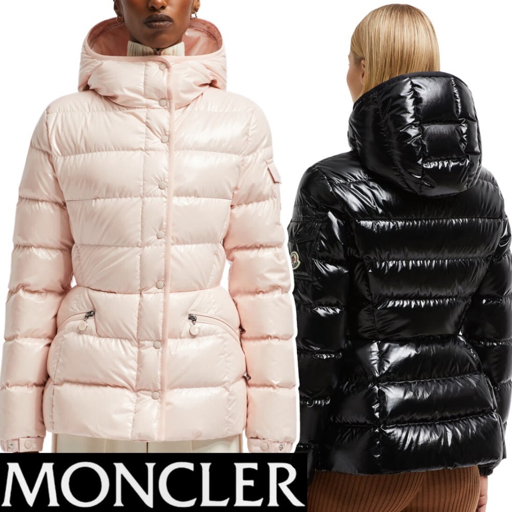 【MONCLER】2色☆Barante ロゴパッチ Short ダウンジャケット