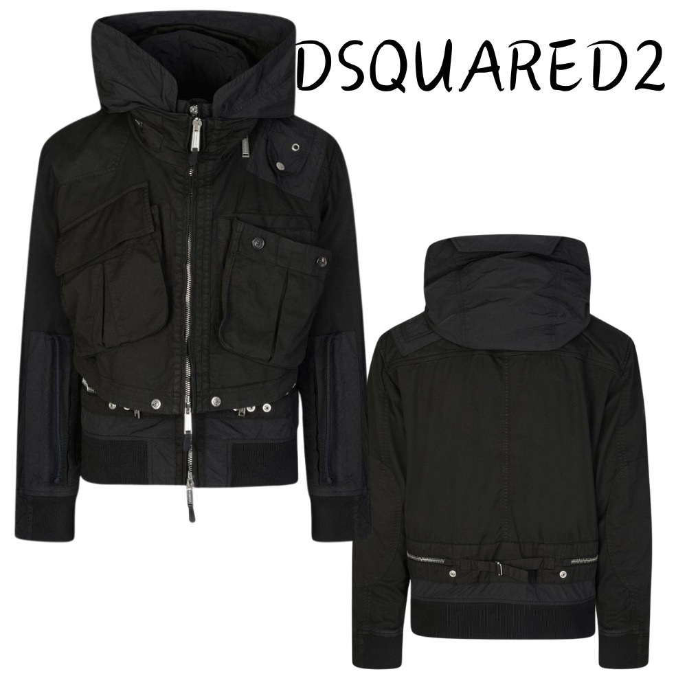 【DSQUARED2】MULTI POCKET HOODED マルチポケット フード付き