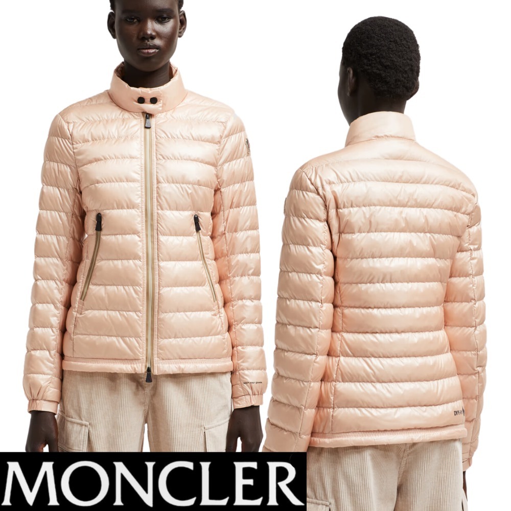 【MONCLER】Light Pink☆Walibi ロゴ Short ダウンジャケット