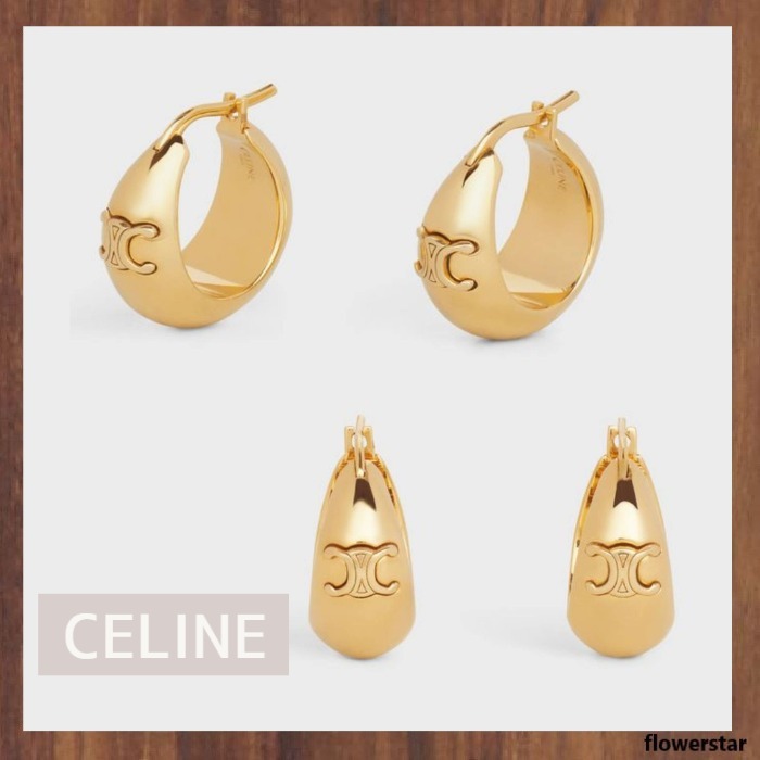 CELINE】トリオンフ ボールド フープピアス（送料込み)